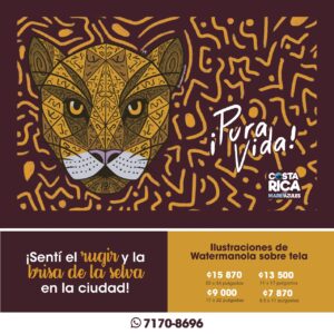 Afiches en tela "Fauna Tica"